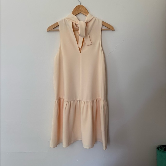 Elizabeth and James Trisha Highneck Dress in Butter Yellow - Size Small - Picture 8 of 10